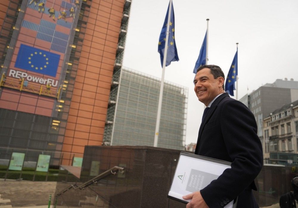 Moreno pide a la Comisión Europea que active el Fondo de Solidaridad por la grave sequía de Andalucía