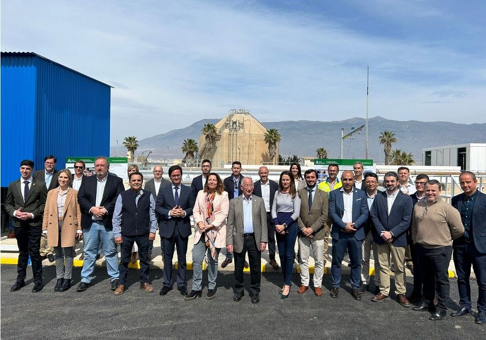 El Poniente almeriense gana 14 hm³ de aguas regeneradas tras inaugurar el terciario de El Ejido