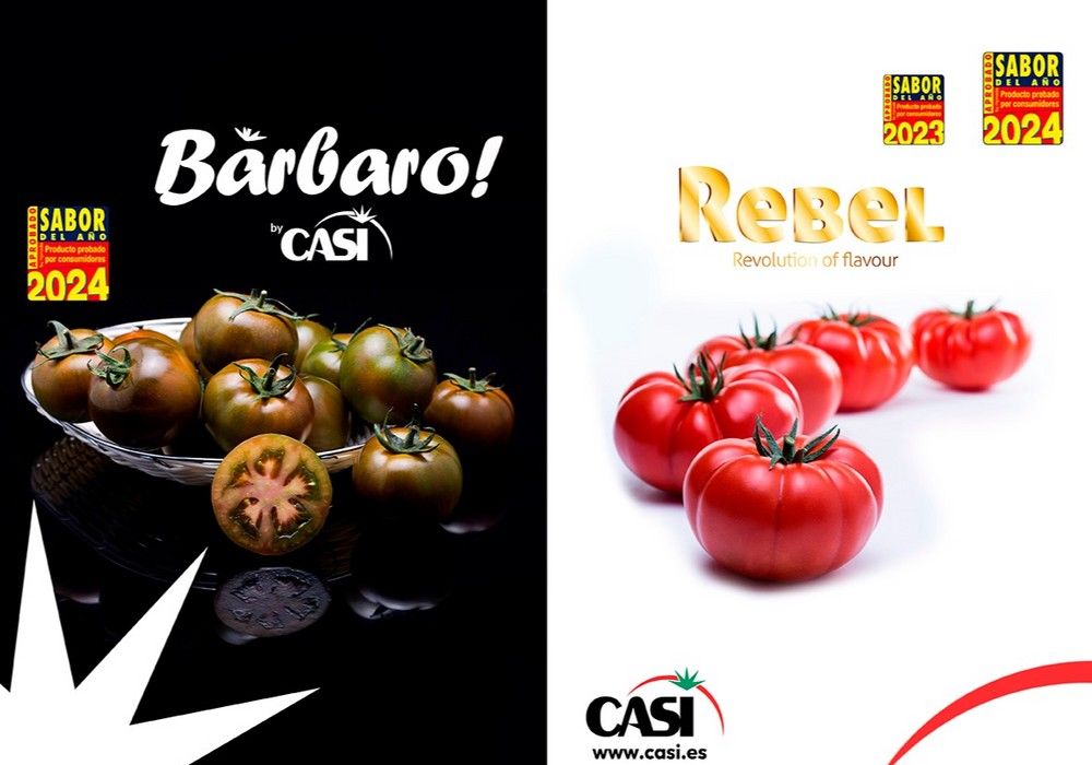 CASI recibe el Premio Sabor del año 2024 en dos de sus especialidades tomate Rebel y tomate Bárbaro