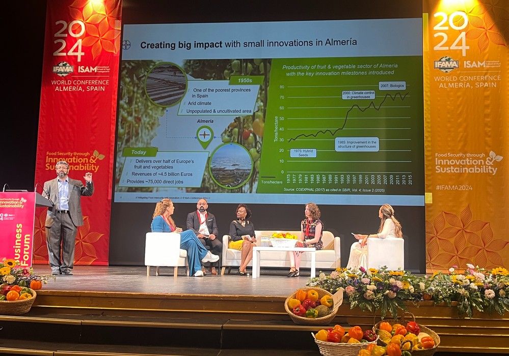 La horticultura de Almería y El Ejido sorprende a agrolíderes mundiales en IFAMA 2024