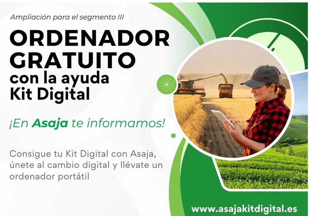 ASAJA promueve la digitalización en agricultura y ganadería con el Programa Kit Digital