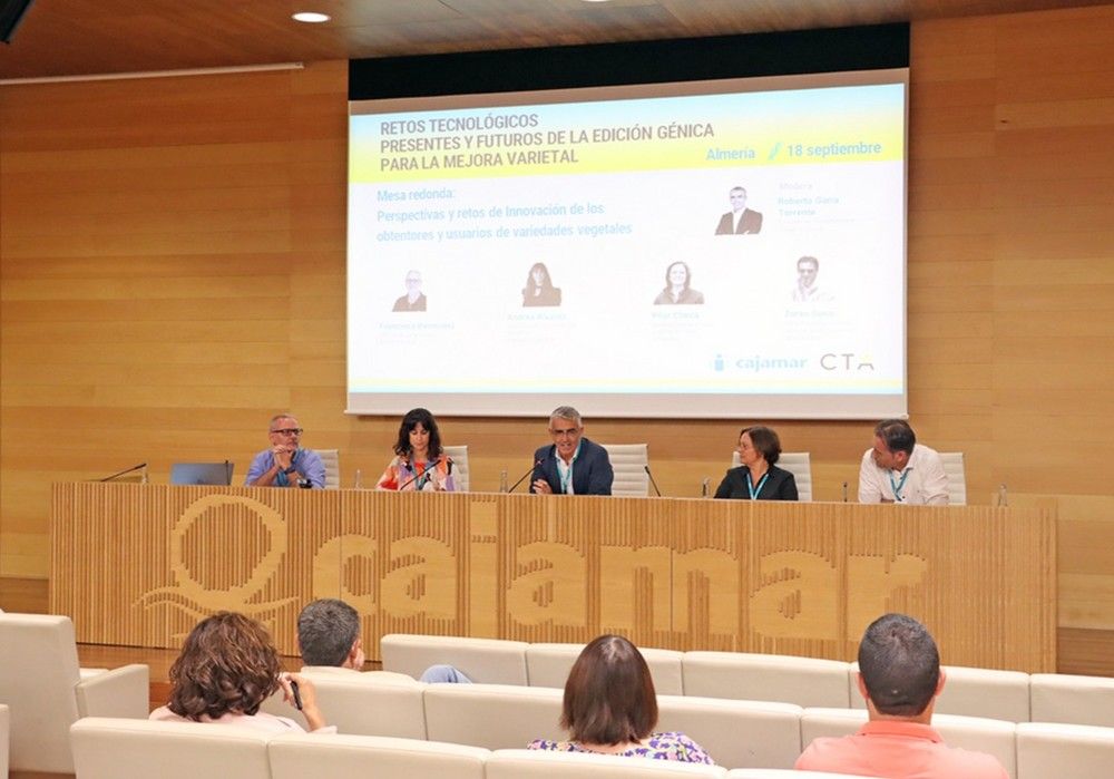 CTA y Cajamar analizan en Almería los retos de la edición génica para lograr cultivos más sostenibles y resistentes