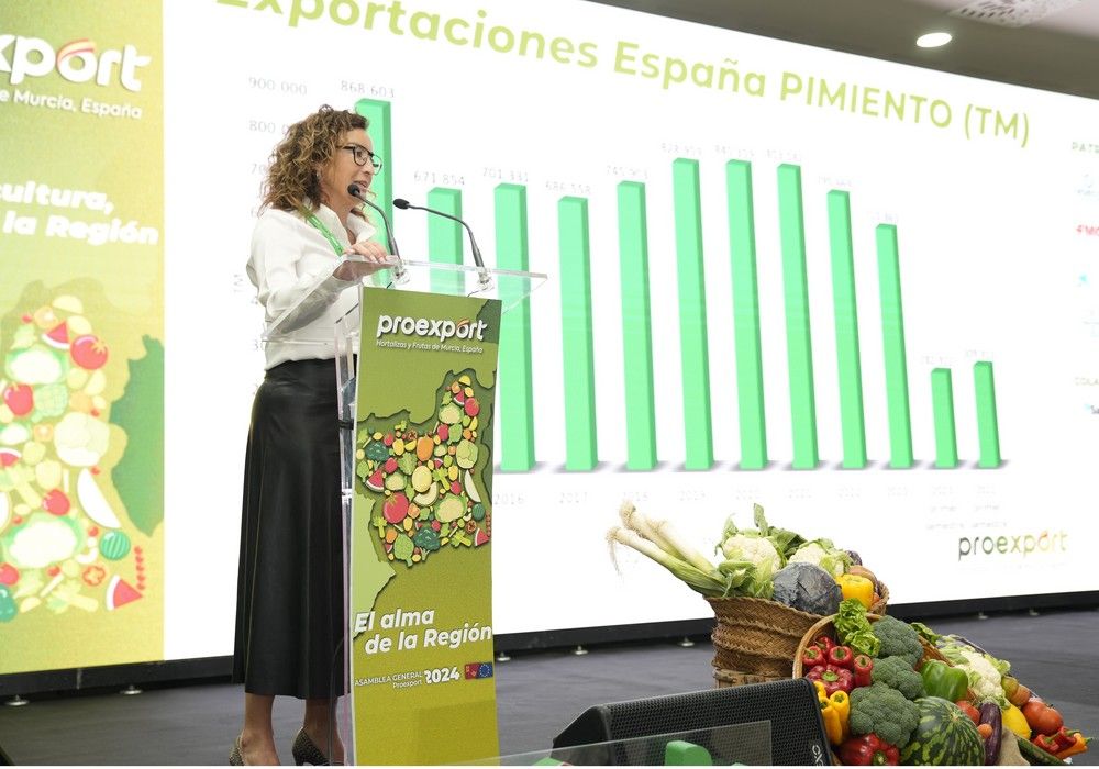 Eva Pérez, Proexport: “El pimiento de la Región de Murcia superó en calidad al de países competidores”
