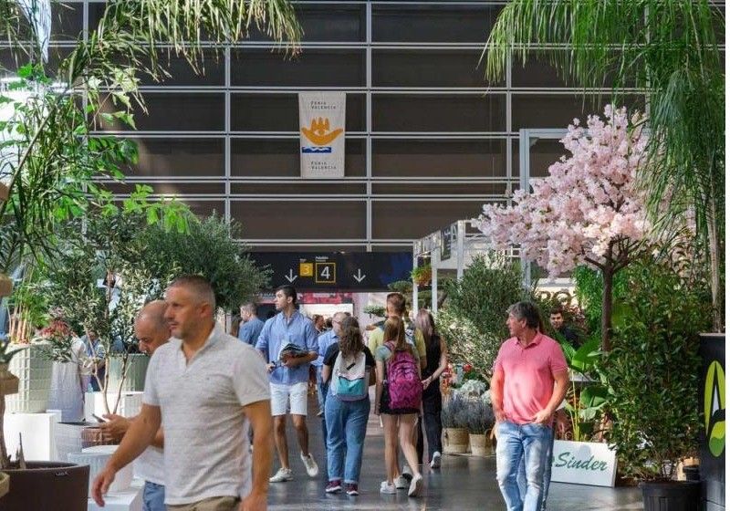 La evolución positiva de exportación de flor y planta que creció un 14% hasta julio se muestra en Iberflora