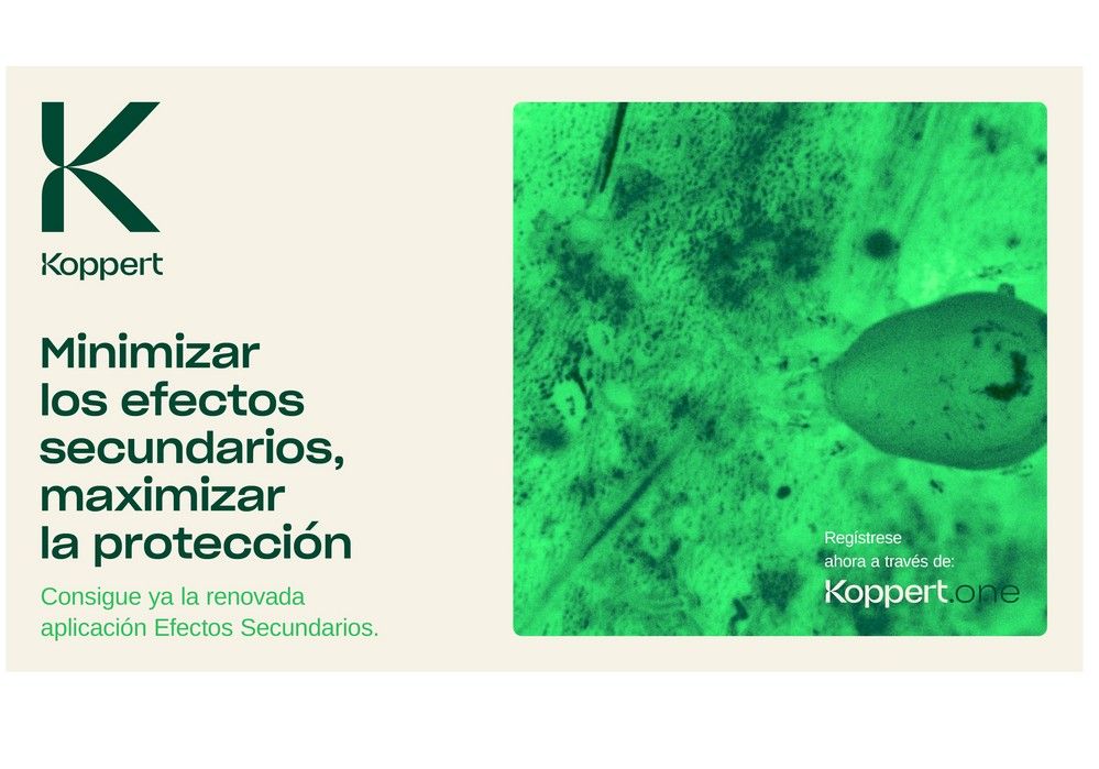 Koppert mejora con Inteligencia Artificial su aplicación de Efectos Secundarios