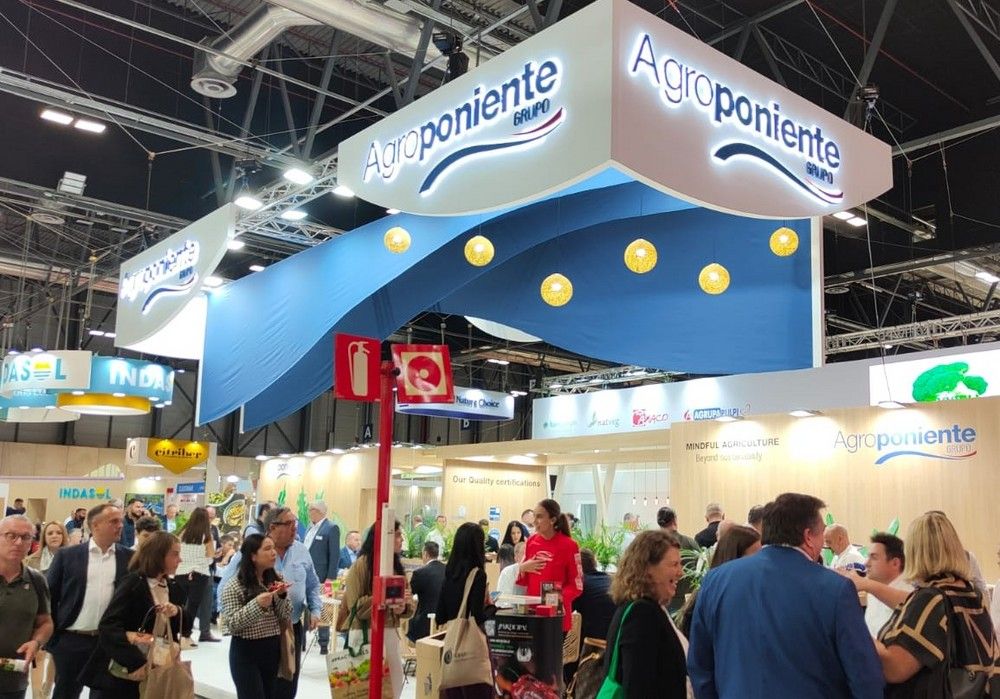 Grupo Agroponiente arranca con fuerza la XVI Fruit Attraction, con una febril actividad comercial durante toda la jornada