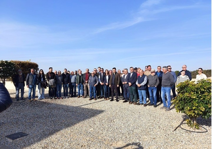 Una delegación de agricultores almerienses visita la Región de Murcia para conocer procesos de reutilización de agua