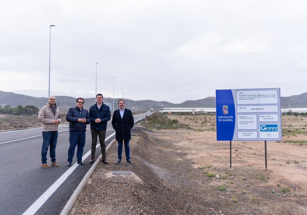 La Diputación Provincial mejora accesos a explotaciones agrícolas