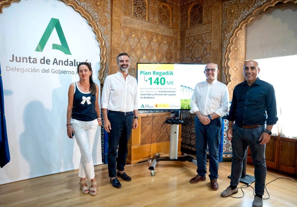 El Plan RegadíA impulsará la transformación sostenible y eficiente del riego en Andalucía
